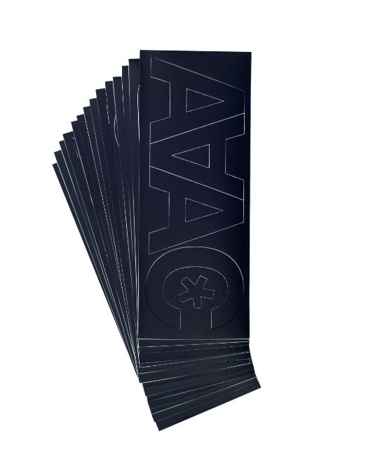 Westcott LetterCraft Removable Vinyl Letters Black Helvetica Font 3-Inch Characters (15858) - World’s Favorite Scissors