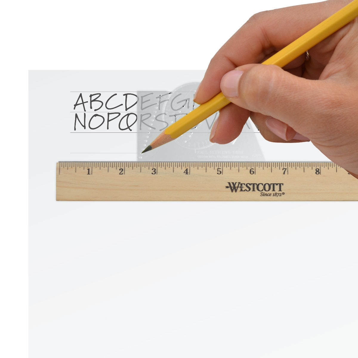 Westcott Lettering Stenciling Paper Template (ALG-1)