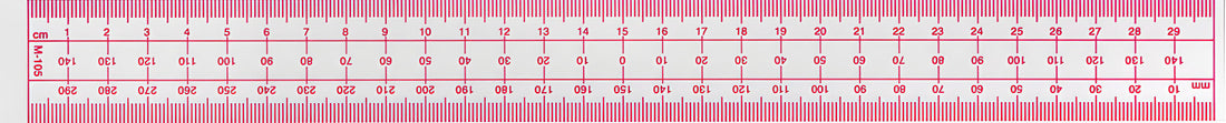 Westcott Metric Grid Ruler, 30cm, Transparent (M-105) – westcottbrand