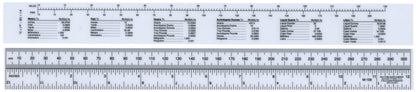 Westcott Metric/Inch Ruler 30cm 12’’ Opaque (M-109) - 144