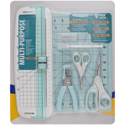 Westcott Paper Crafting Set 9-Piece (00676) - World’s Favorite Scissors