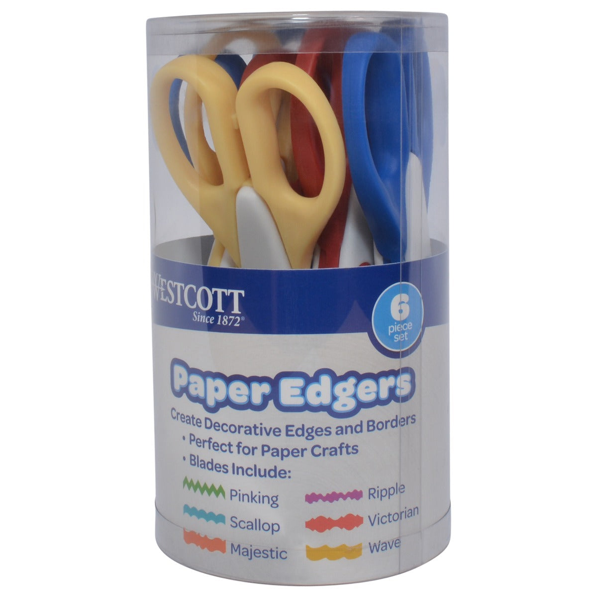 Westcott Paper Edgers Scissors Set of 6 (17978)