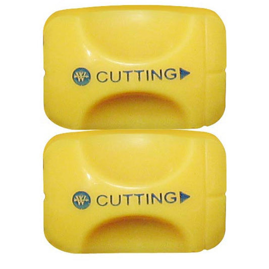 Westcott Paper Trimmer Titanium Bonded Replacement Cutting Blades Yellow (Pack of 2)