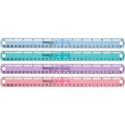 Westcott Plastic Folding Ruler Colors Vary (15390)