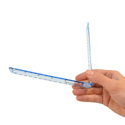 Westcott Plastic Folding Ruler, Colors Vary (15390) – westcottbrand
