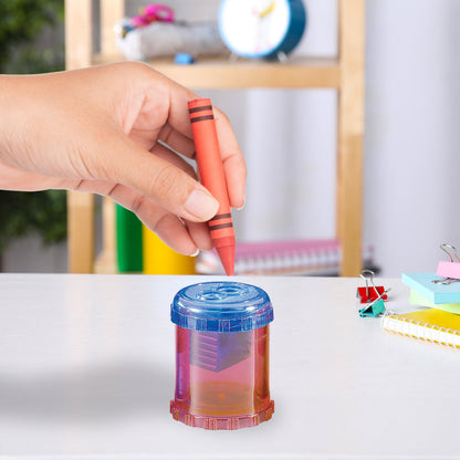 Westcott Plastic Manual Pencil and Crayon Sharpener Assorted Colors (12202) - World’s Favorite Scissors