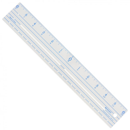 Westcott Plastic Ruler 12’’-Zero Centering (CR-12) - World’s Favorite Scissors
