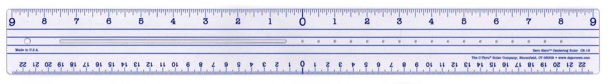 Westcott Plastic Zero Centering 18-Inch Ruler (CR-18) – westcottbrand