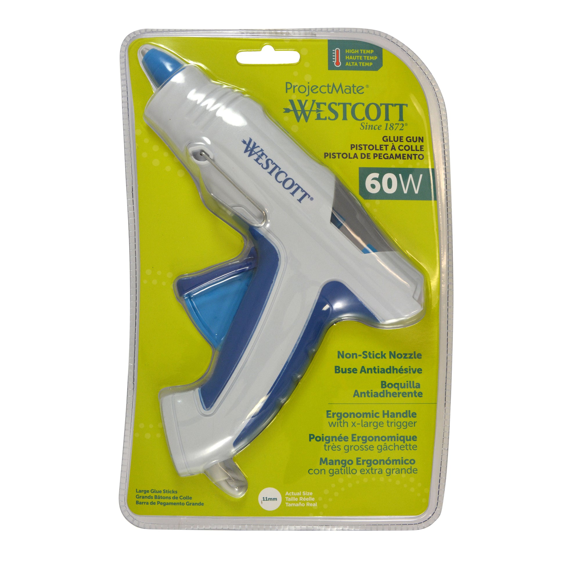 Westcott Premium Mid-Sized Hot Glue Gun 60 Watt (16893)