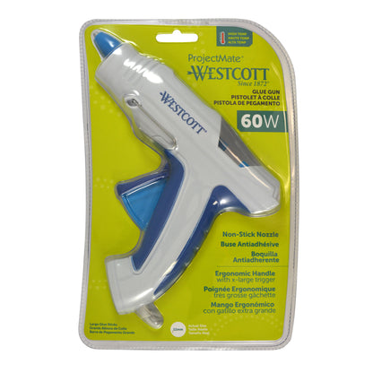 Westcott Premium Mid-Sized Hot Glue Gun 60 Watt (16893)