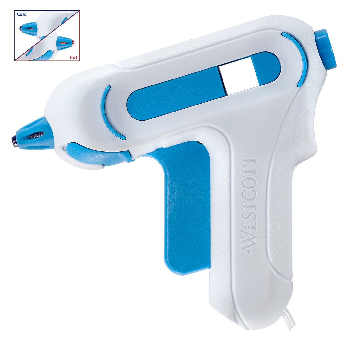 Westcott Premium Safety Mini Hot Glue Gun High Temp (16758)