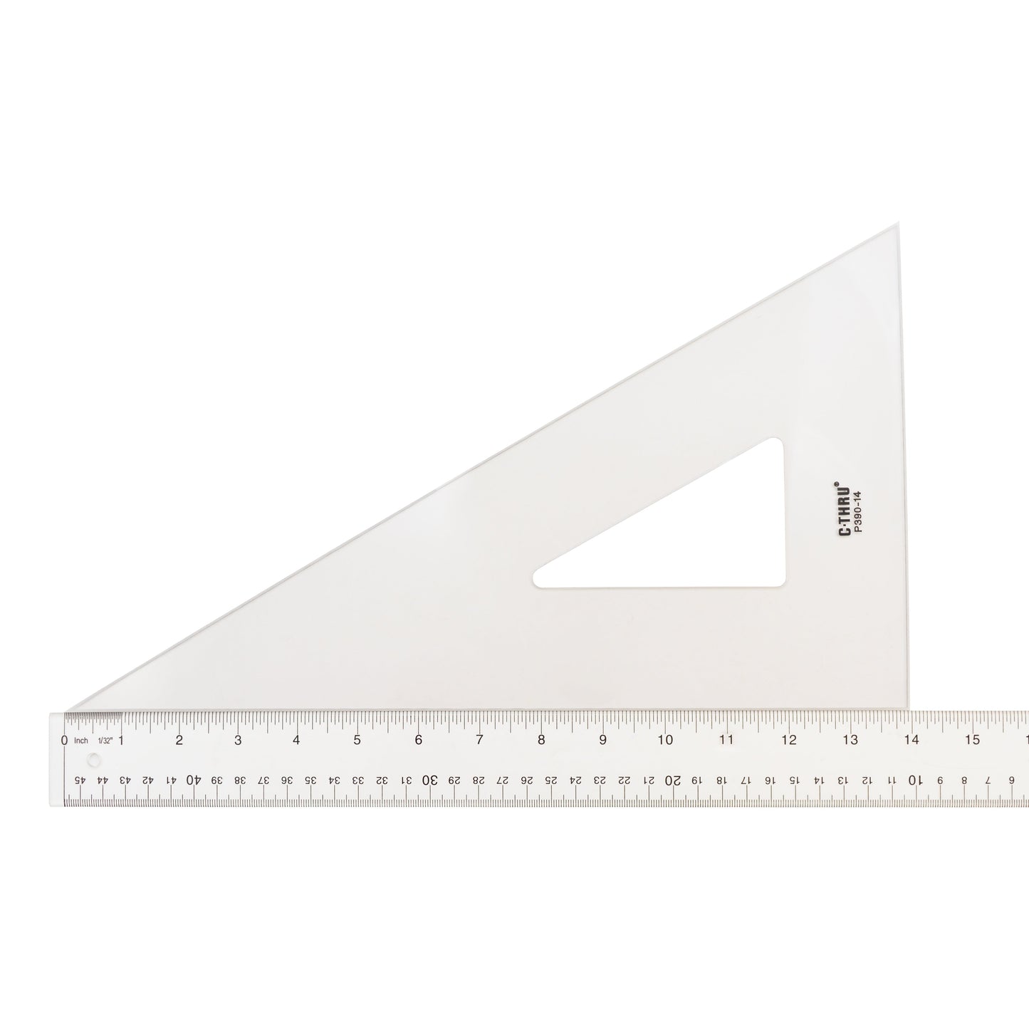 Westcott Professional Triangle 14’’ 30/60 Degree Transparent (P390-14)