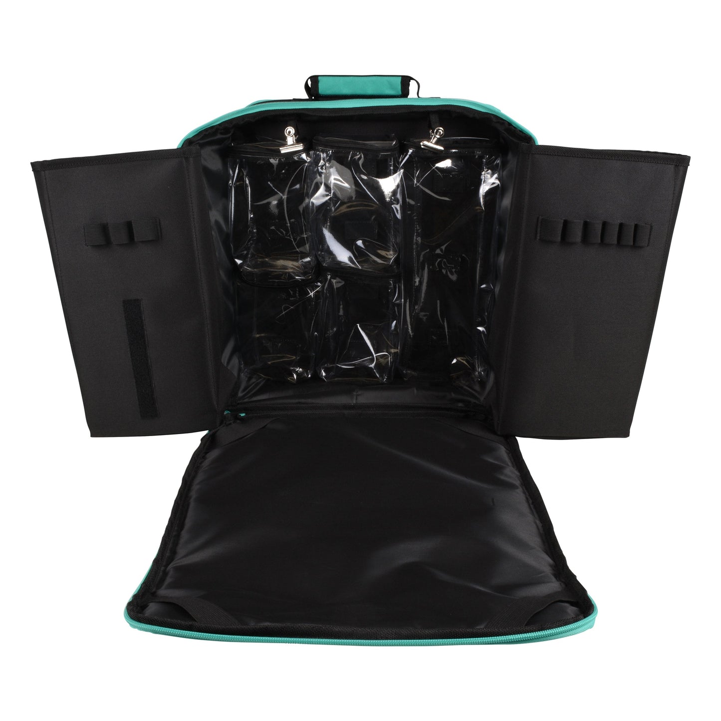 Westcott ProjectMate Craft Storage Bag/WorkStation Black/Teal (67419-PARENT) - World’s Favorite Scissors