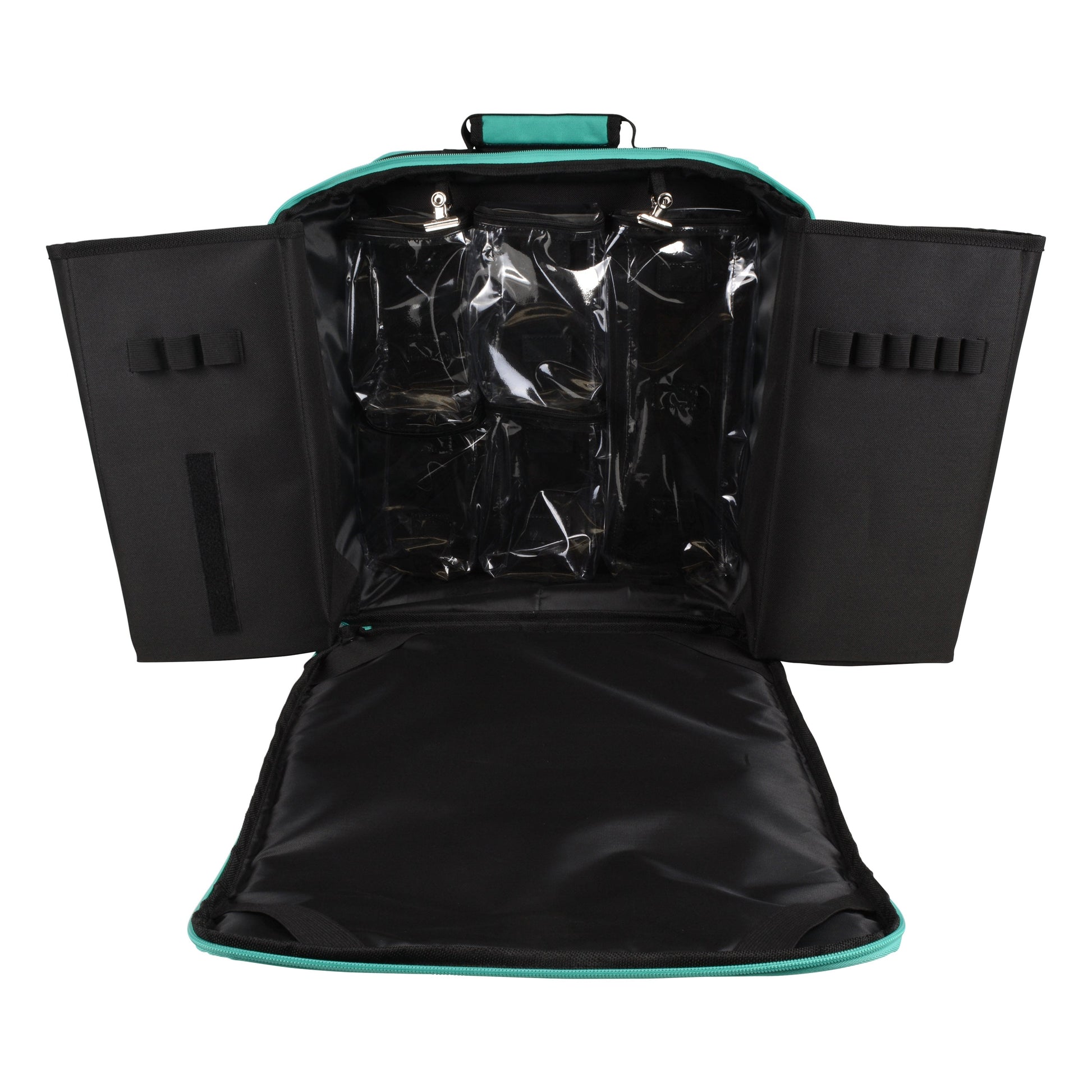 Westcott ProjectMate Craft Storage Bag/WorkStation Black/Teal (67419-PARENT) - World’s Favorite Scissors