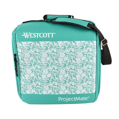 Westcott ProjectMate Craft Storage Bag/WorkStation Black/Teal (67419-PARENT) - World’s Favorite Scissors