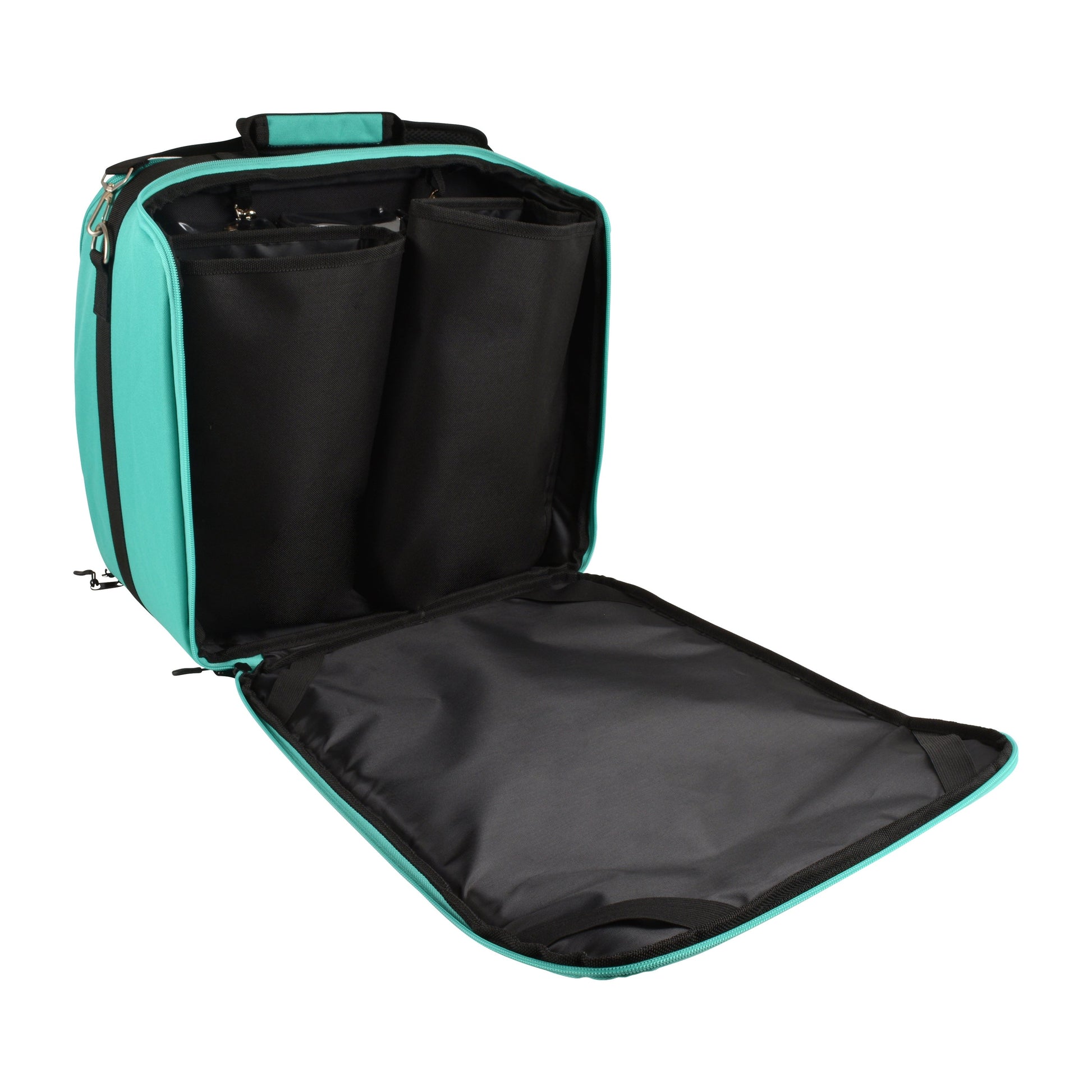 Westcott ProjectMate Craft Storage Bag/WorkStation Black/Teal (67419-PARENT) - World’s Favorite Scissors