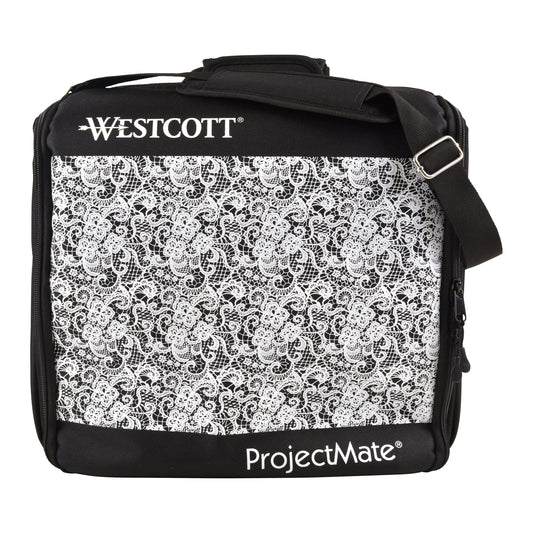 Westcott ProjectMate Craft Storage Bag/WorkStation Black/Teal (67419 PARENT) World’s Favorite Scissors