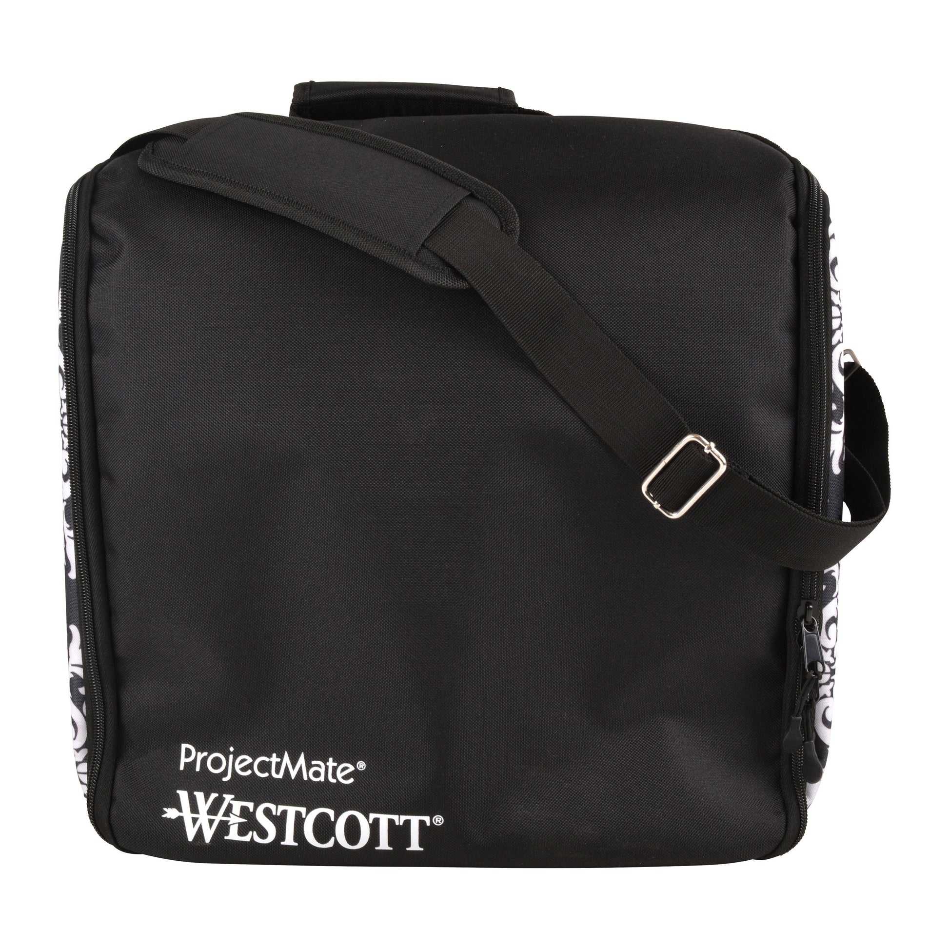 Westcott ProjectMate Traveling WorkStation Black with Side Pattern (17282)