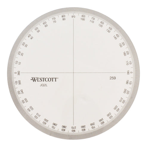 Westcott protractor Measuring Tool (259) – westcottbrand
