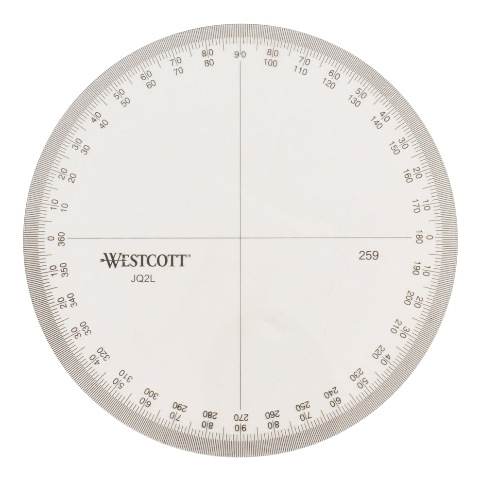 Westcott protractor Measuring Tool (259) – westcottbrand