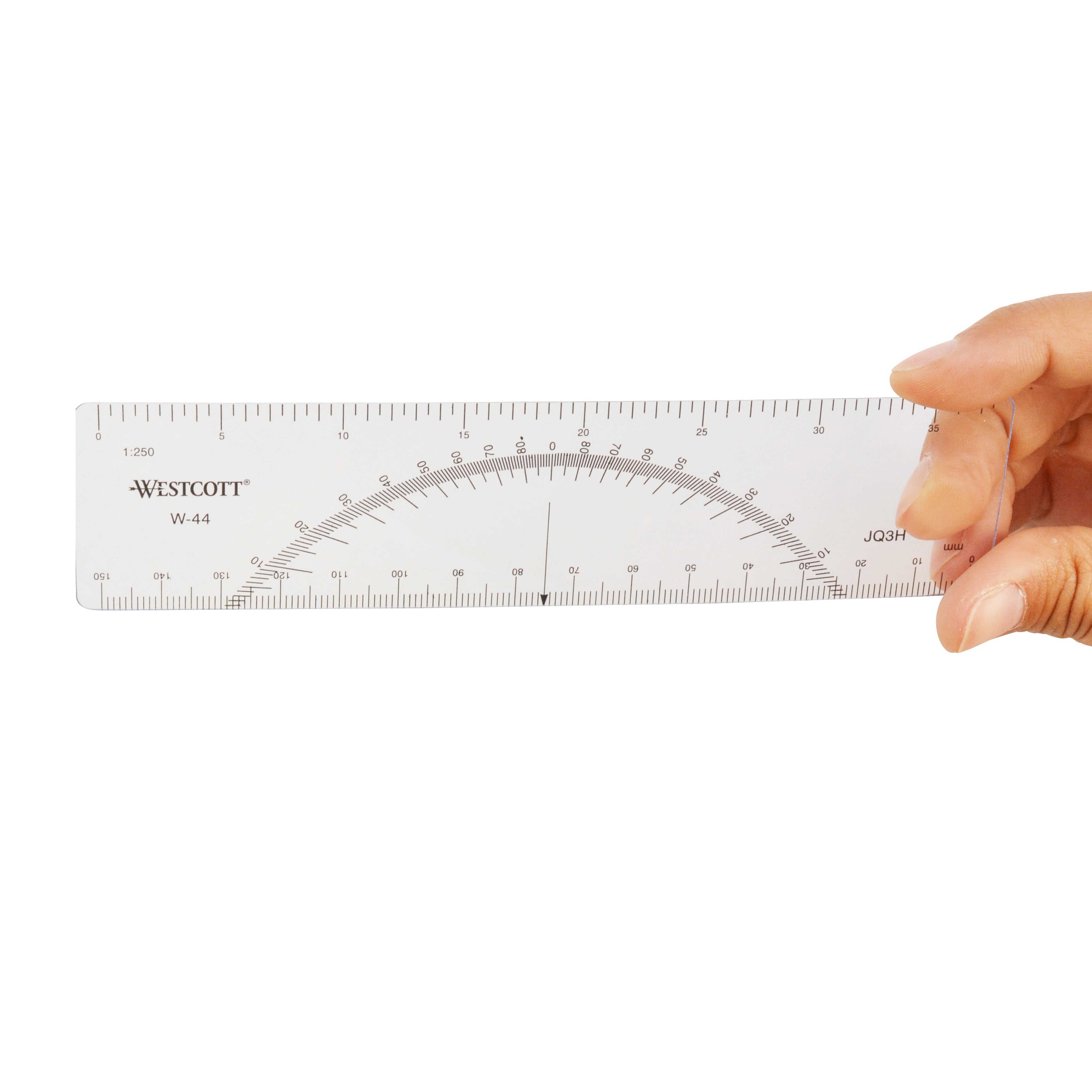 Westcott Protractor Ruler, 6", Transparent (W-44) – westcottbrand