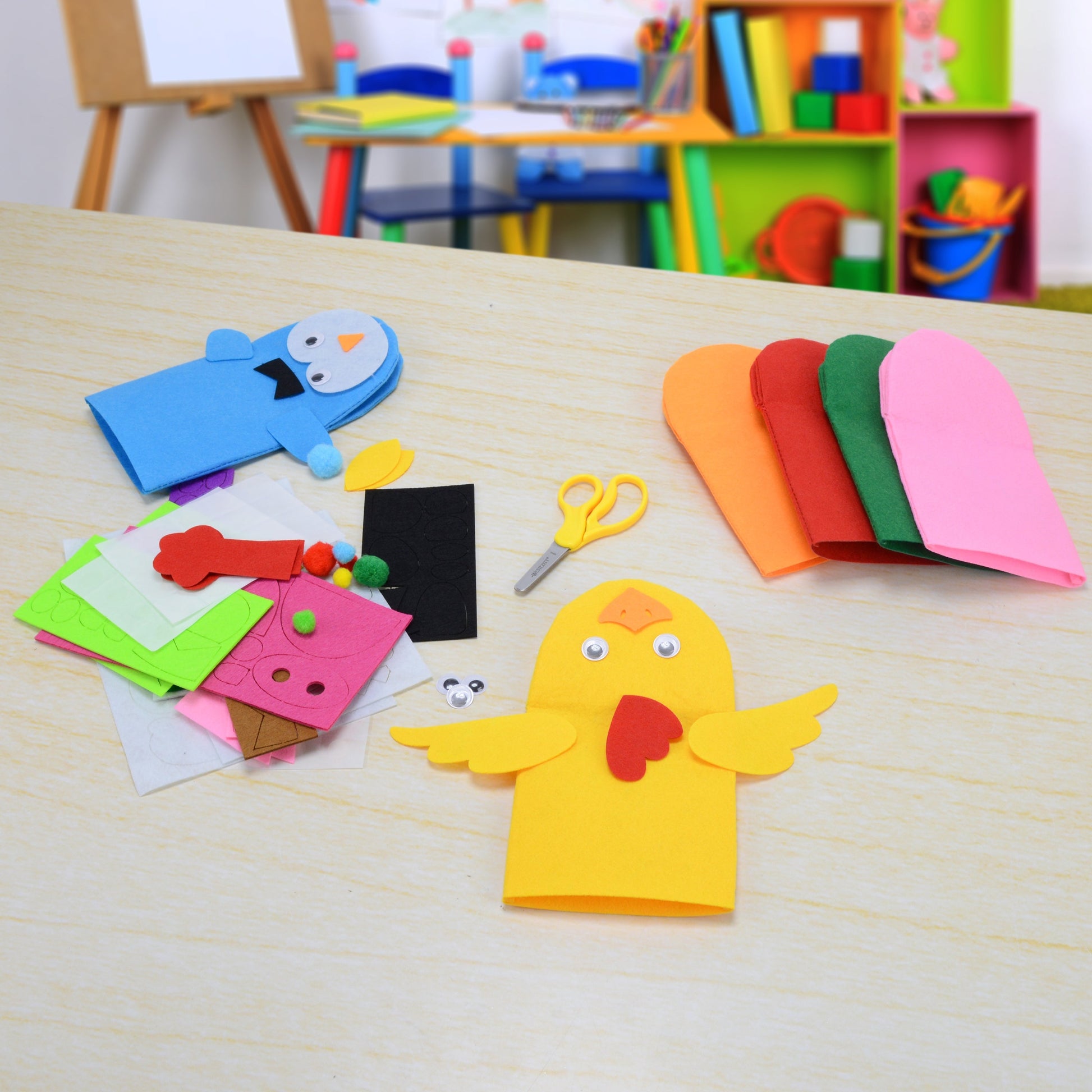 Westcott Puppet Making Kit for Kids 6 Project Sets (00982-PARENT) - World’s Favorite Scissors