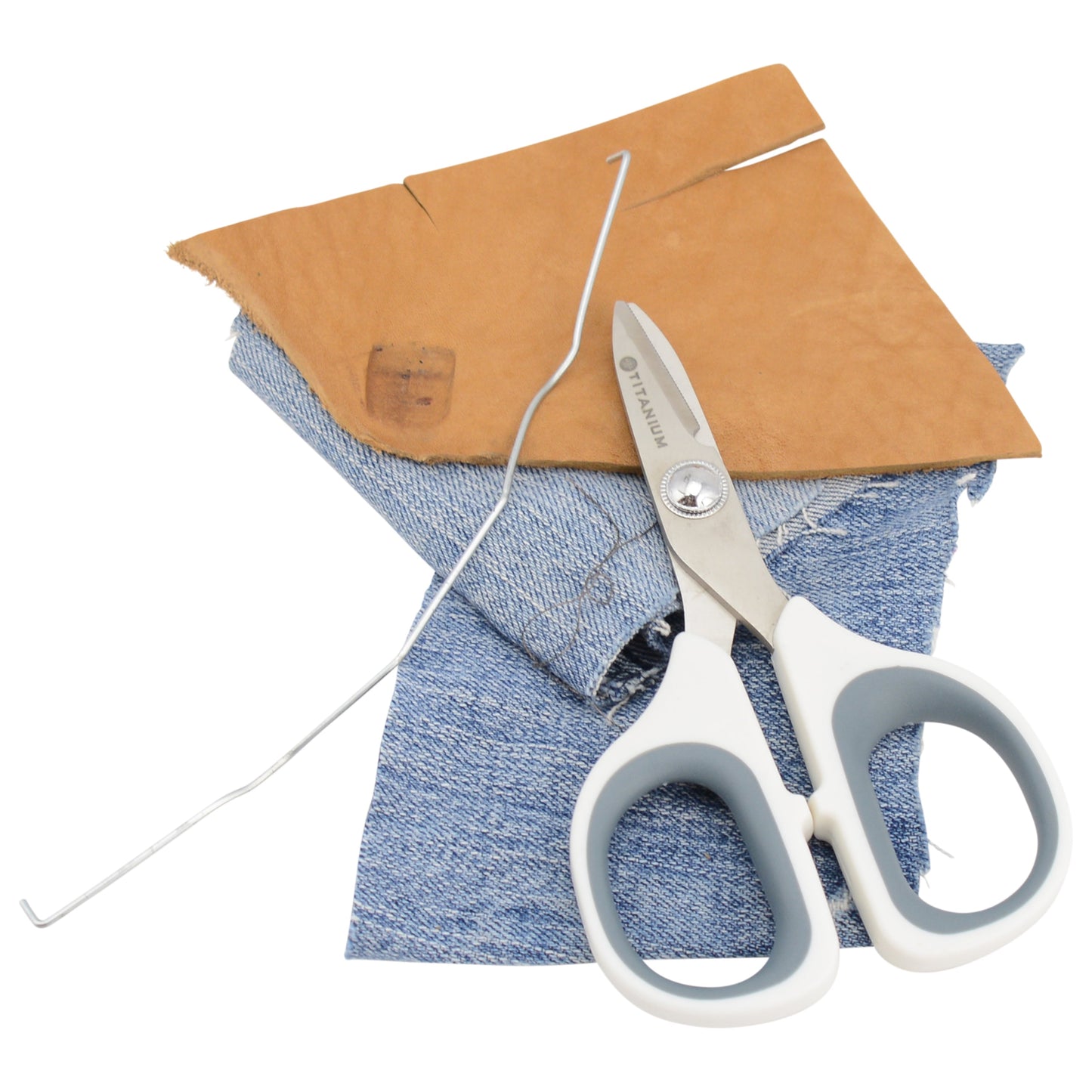 Westcott Rag Snips Crafting and Quilting Scissors White (16108) - World’s Favorite
