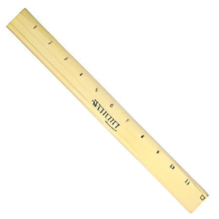 Westcott Ruler with Double Brass Edge 12-Inch (05221) - 1