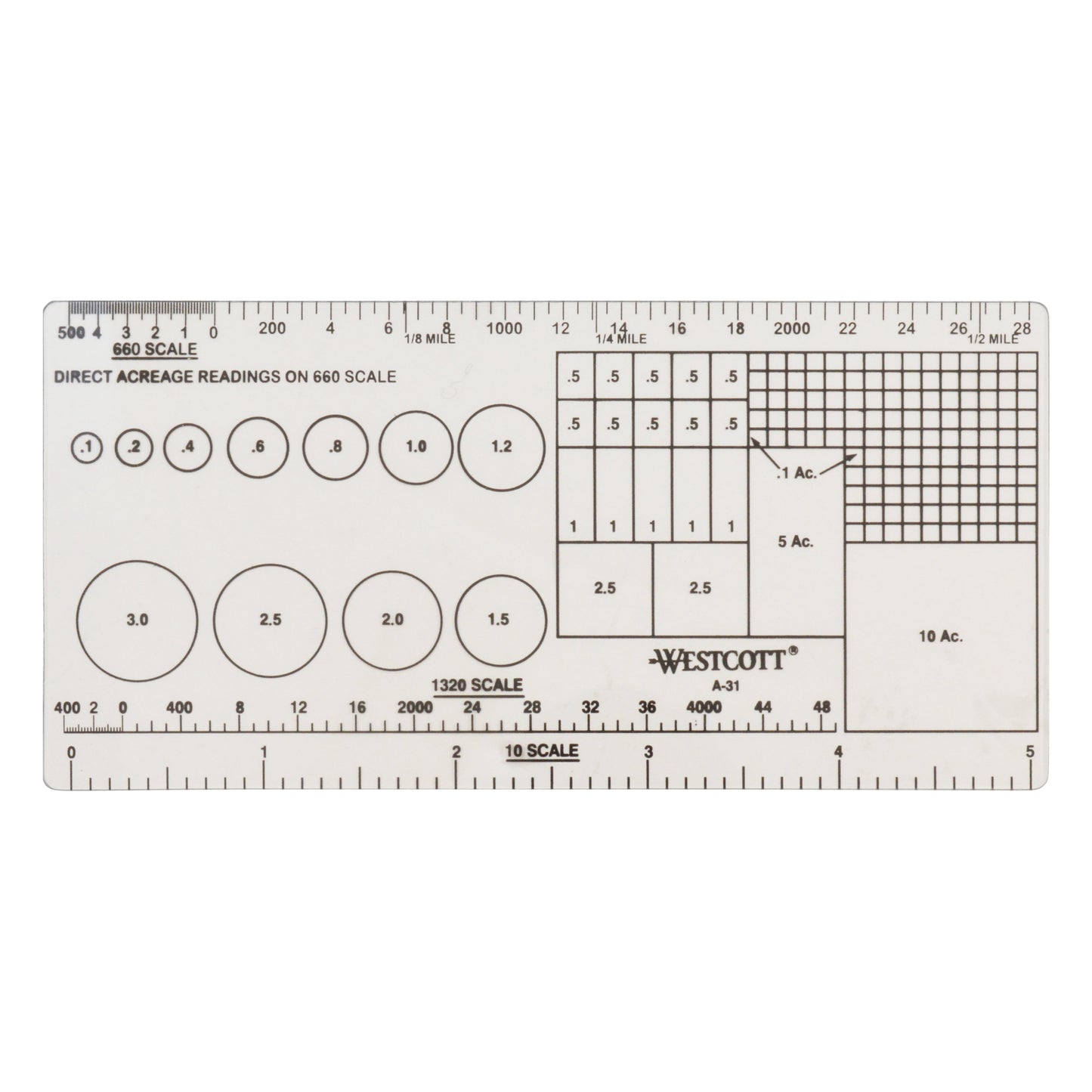 Westcott Scale Measuring Tool (A-31) - 1