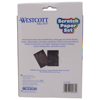 Westcott Scratch Paper Set for Kids 60 Pieces (00984-PARENT) - World’s Favorite Scissors