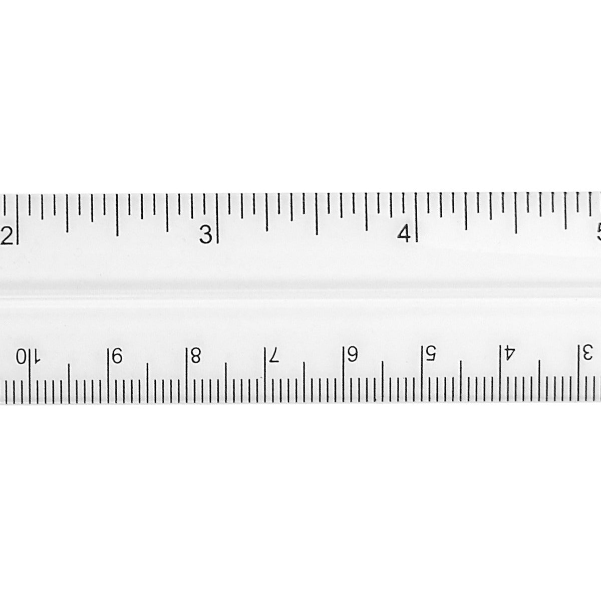 Westcott Shatterproof Plastic Ruler, 6 Inches, Transparent (45016 ...