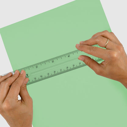 Westcott Shatterproof Plastic Ruler 6 Inches Transparent (45016)