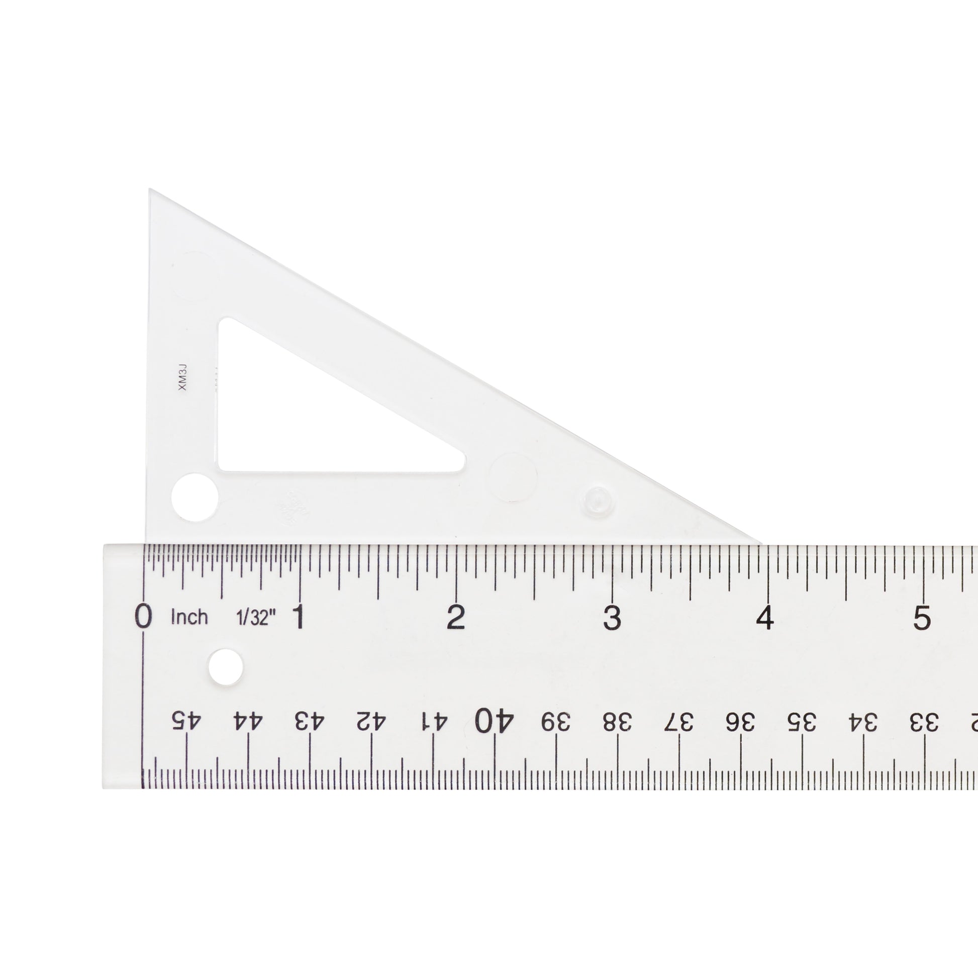 Westcott Styrene Triangle 4’’ 30/60 Degree Transparent (S390-4)