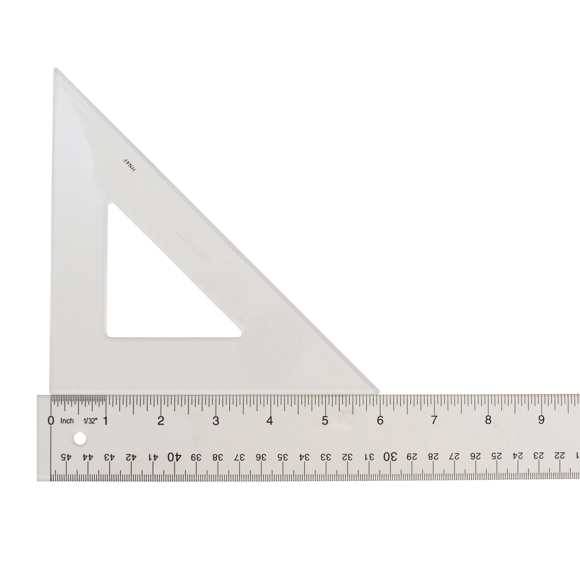 Westcott Styrene Triangle 6’’ 45/90 Degree Transparent (S450-6)