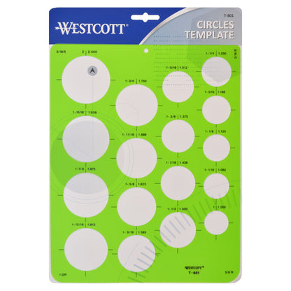 Westcott Technical Circles Drawing Template (T-801)