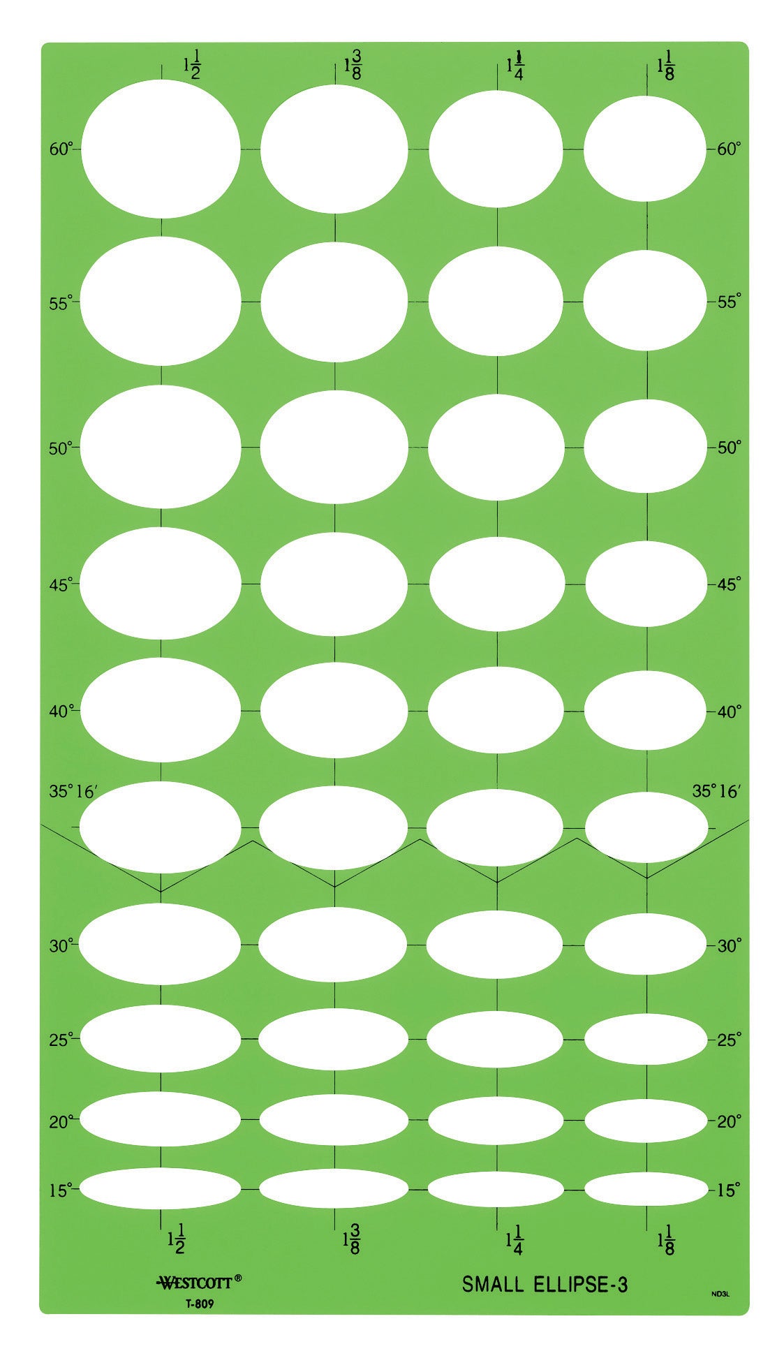 Westcott Technical Drawing Template (T-809)