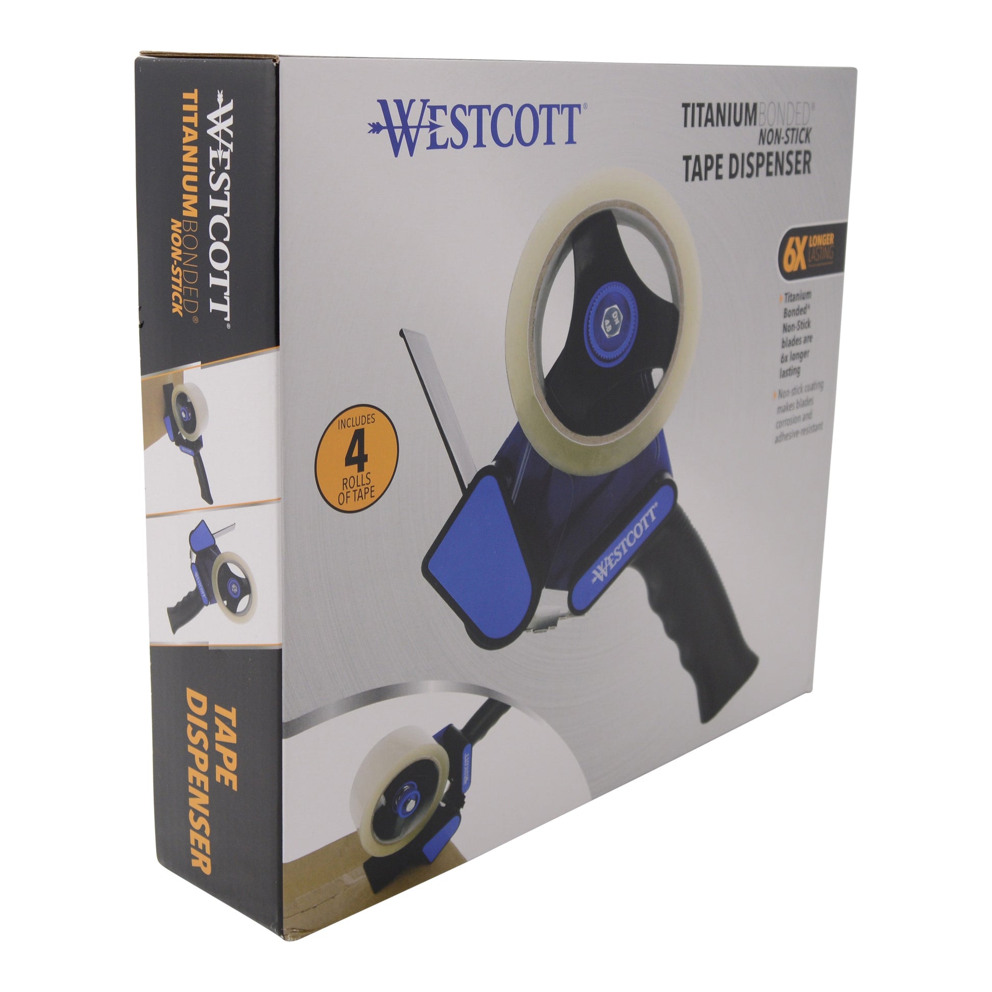 Westcott Titanium Bonded Non-Stick Tape Dispenser (00980) - World’s Favorite Scissors
