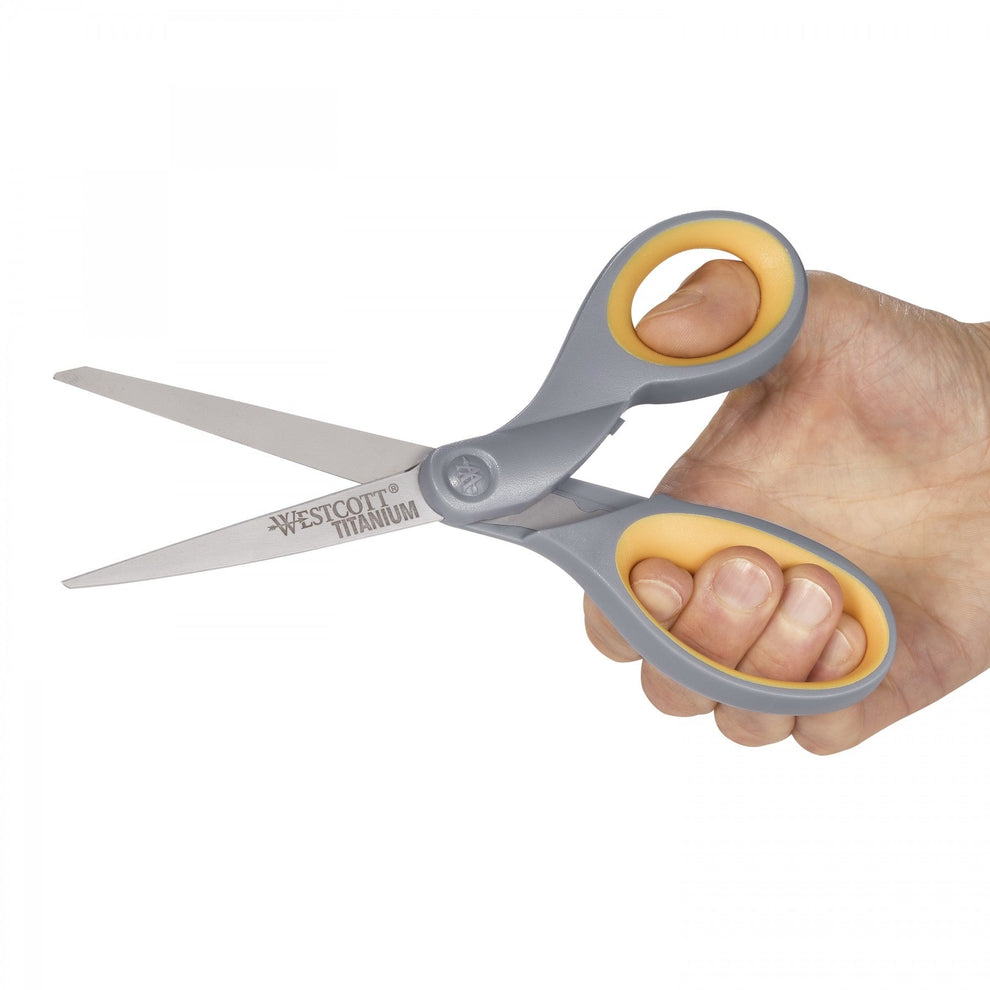 Westcott Titanium Bonded Scissors With Soft Handle, 7