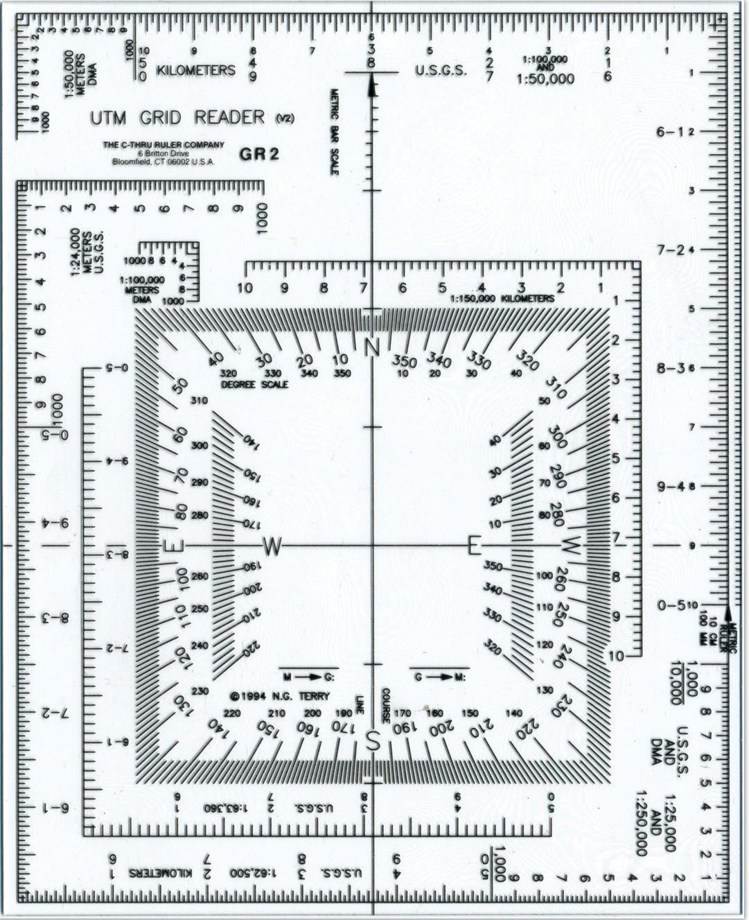 Westcott UTM Map Grid Reader/Plotter, 5