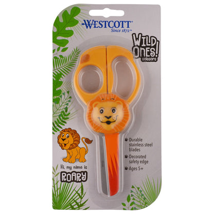 Westcott Wild Ones!™ 5’’ Kids Scissors Blunt Assorted Animal Designs (67676-PARENT)